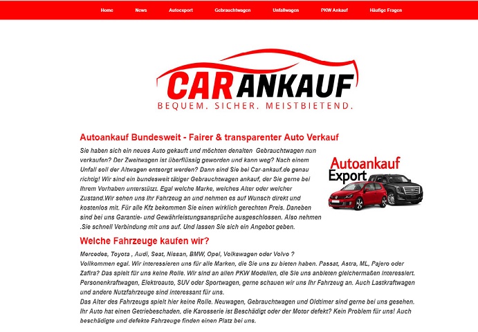 Bundesweite Autoankauf Autoankauf Bundesweit